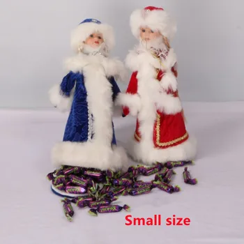 Mielas Kalėdų Candy Lėlės Rusijos Sniego Mergina Pliušinis Kimštiniai Žaislai Vaikams, Gimtadienio, Kalėdų Papuošalas Dovanų, Namų Puošybai 2022 4