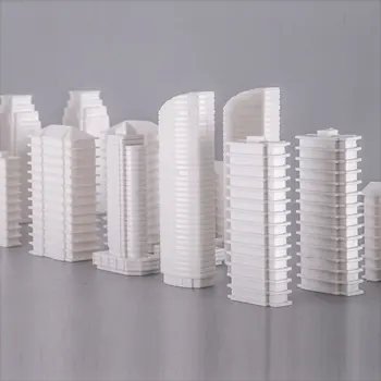 Miniatiūriniai Statybos Rinkiniai modelių Kūrimo ABS Smėlio Lentelė Architektūros Pastatų Išdėstymo Diorama Modelio gamybos Medžiagų, 5vnt/daug