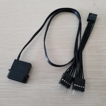 Motininės Plokštės USB 9Pin Dupont Duomenų Pratęsimo Maitinimo Kabelis Moterų ir Vyrų Skirstytuvo Tipą Black 50 cm+10cm