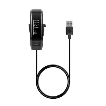 NAUJAS USB Power Įkroviklio Kabelį Greito Įkrovimo Dokas Duomenų Laidas Garmin vivosmart HR HR+ Požiūrį X40 Žiūrėti 1M Ilgio