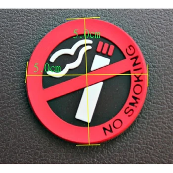 Ne Rūkyti Pasirašyti Lipdukas Gumos Automobilių Lipdukai Ženklelis Decal Klijai Vinilo Optikos Įspėjimo Logotipą, Automobilių Stiklai Verslo Durų Lengva Klijuoti