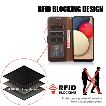 Odos RFID Kortelę Blokuoti Tekstūros Flip Case Sony Xperia 1 III IV 10 Prabanga Padengti 360 Apsaugoti Piniginės Shell Xperia 10 II 5 Iiv