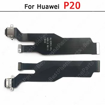 Originalus Mokestis Valdybos Huawei P40 Lite E 30 Pro P20 P9 P10 Plius Įkrovimo Lizdas Juostelės Lizdas Usb Jungtis Pcb Atsarginės Dalys 3