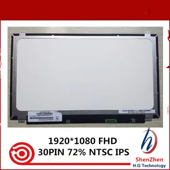 Originalus NV156FHM-N43 suderinami modeliai 72% NTSC IPS Ekranas 15.6 colių LCD Nešiojamas Ekranas FHD 1920x1080 Antiglare 30 PIN