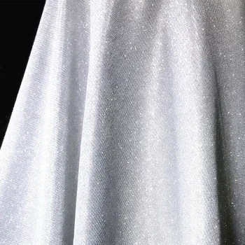 Phantom Blue Gradient Elastinga Mezgimo Flash Milteliai China Audinio Suknelė Mados Šou Drabužių Audinio