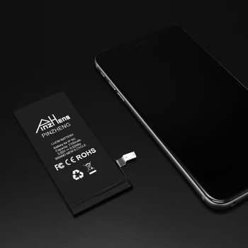 PINZHENG Didelės Talpos Telefono Bateriją, Skirta iPhone 6 6S Pakeitimo Batterie 0 Ciklo Bateria 