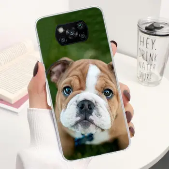 Prancūzų Buldogų šunų gyvūnų Telefoną Atveju Xiaomi Mi 11 Lite 12X 11i 11T 10T 9T Pro 12 10 9 8 5X 6X Ultra 5G Minkštas Viršelis Įdomus Coque