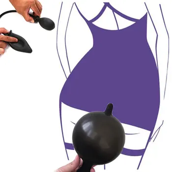 Pripučiamas Analinis Dildo Plug Plečiama Suaugusiųjų Produktų, Silikono Butt Plug Siurblys Sekso Žaislai Moterims, Vyrams Analinis Dilator Massager 4