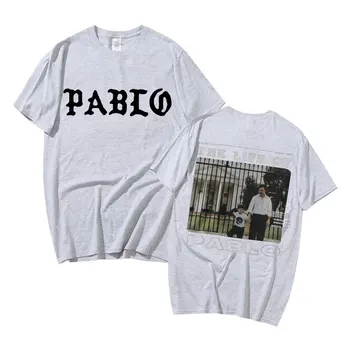 Reperis Kanye West & Escobar Jeen Yuhs Gyvenimo Pablo Įkvėpė Albumo Viršelio Grafinis Marškinėlius Vasarą Vyrams, Moterims, Hip-Hop Tee Marškinėliai