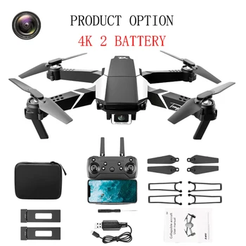S62 Mini Drone 4K Single/Dual HD Kamera, WiFi FPV Oro Slėgio Stabili Užveskite Profesionalus, Sulankstomas Quadcopter Vaikai RC Airplane
