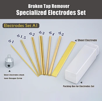 Skaldyti Bakstelėkite Valiklis Elektrodas Bakstelėkite Degiklis Žalvario Strypas, Lakštas, Elektrodų RINKINYS-A1, EDM-8C ir EDM-2000B SFX A1 1