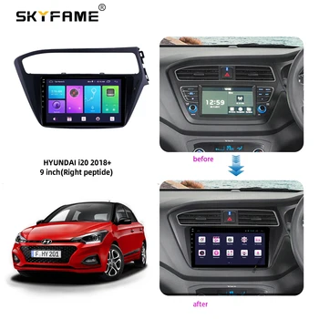 SKYFAME Automobilio Rėmo Fasciją Adapteris Hyundai I20 2018+ Android Radijo Brūkšnys Montavimo Pultas Rinkinyje 3