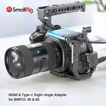 SmallRig Tipas-C stačiu Kampu Adapteris BMPCC 4K vaizdo Kamera Narve DSLR Fotoaparatas Įrenginys laikiklis BMPCC 4K vaizdo Kamera 2700 3