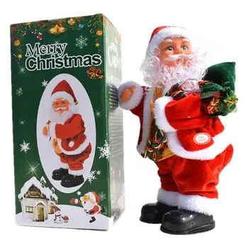 Twerking Santa Claus Elektros Santa Lėlės Kratydami Klubų Judėjimo Santa Muzikinis Žaislas Dainuoti Ir Šokti Santa Claus Žaislas 4