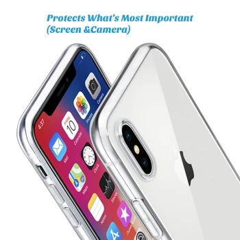Ultra Plonas Skaidrus Funda Atveju iPhone XR X XS 13 12 Mini Pro 11 Max 8 7 6 Plius Aišku, Minkštos TPU Apima, 