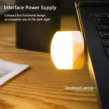 USB Kištukas, Naktį Šviesos diodų (LED) Lemputės, Mini Skaitymo Žibintai Su USB Portable Naktį Šviesos Akių Apsaugos Miegamasis