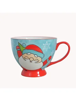 Vaikų dovana Kalėdų vandens puodelį Keraminės kavos puodelio Pora taurės Pusryčiai taurės Didelis spalvų office vandens puodelis gali būti šildomas 1