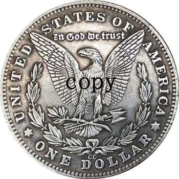 Valkata Nikelio 1878-CC JAV Taikos Dolerio MONETOS KOPIJA Tipas 245