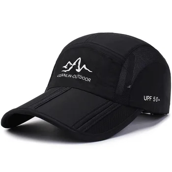 Vasarą greitai-džiovinimo beisbolo kepuraitę vyrų ir moterų kvėpuojantis Snapback lankstymo sporto skrybėlę lauko apsaugos alpinizmo saulės skrybėlę