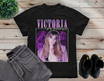 Victoria De Angelis Maneskin T-Shirt Marškinėliai Marškinėlius Moterims Grafinis Marškinėlius Lauko Paprasta Vintag Atsitiktinis T Marškinėliai Xs-5Xl Streetwear