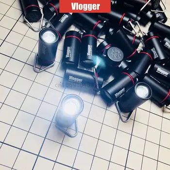 Vlogger Mini Nešiojamieji LED Blykste, Vaizdo, Šviesos, Apšvietimo Foto Studija Lempa, Rinkinys, Skirtas Šaudyti Live Transliacijos Youbube Vandeniui 3