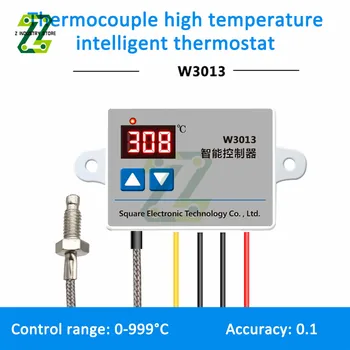 W3013 110V, 220V, Skaitmeninis Termostatas, Valdytojas priemonė, Aukštos Temperatūros Jungiklis 0-999℃ K tipo Termopora