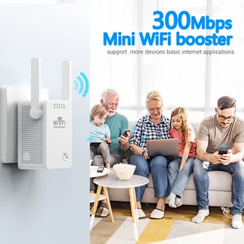 WiFi Extender Stiprintuvo 300Mbps Wi-Fi 