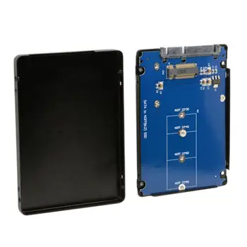 Xiwai B+M Rakto Lizdas 2 M. 2 NGFF (SATA) SSD 2,5 SATA Adapteris Kortelės Adapteris su Juoda
