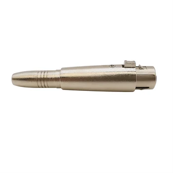 XLR 3 Pin Male Plug iki 6,5 mm Female Jack Metalo XLR Jungtys, Garso Mikrofonas, Mikrofonas Garsiakalbis Kabelio Adapteris