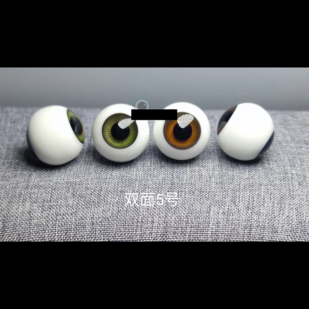 BJD Doll Eyes 10mm/kaip 14mm/16mm Obuolio Kilnojamojo Stiklo Obuolius dvipusis akių obuolius Lėlės Priedai Žaislas Obuolius Už BJD Doll