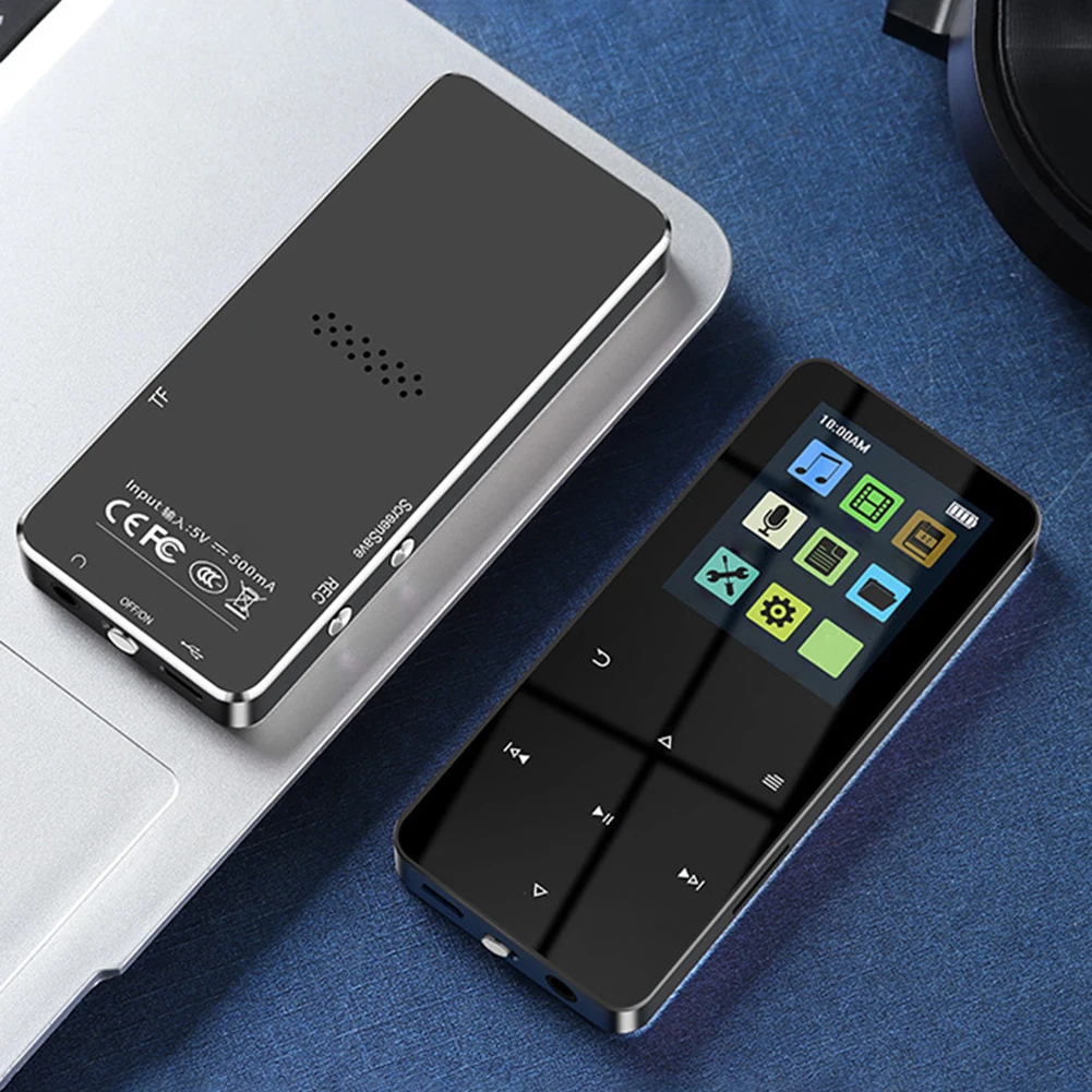 1.8 Colių TFT MP3 Grotuvas Walkman Touch Ekranas Mp4 Vaizdo Grotuvas, USB 2.0 3,5 mm Lizdas FM Radijas, E-knyga Įrašymas integruotas Garsiakalbis 5