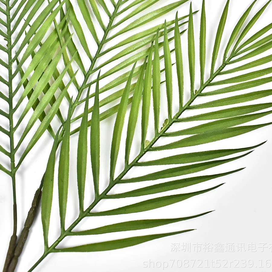 68cm Dirbtinis Atogrąžų Palmių Lapai Ilgai Medžio Šakos Žalios Namų Kambarį Miegamojo Dekoravimo Reikmenys, Plastikiniai Netikrą Augalai 2