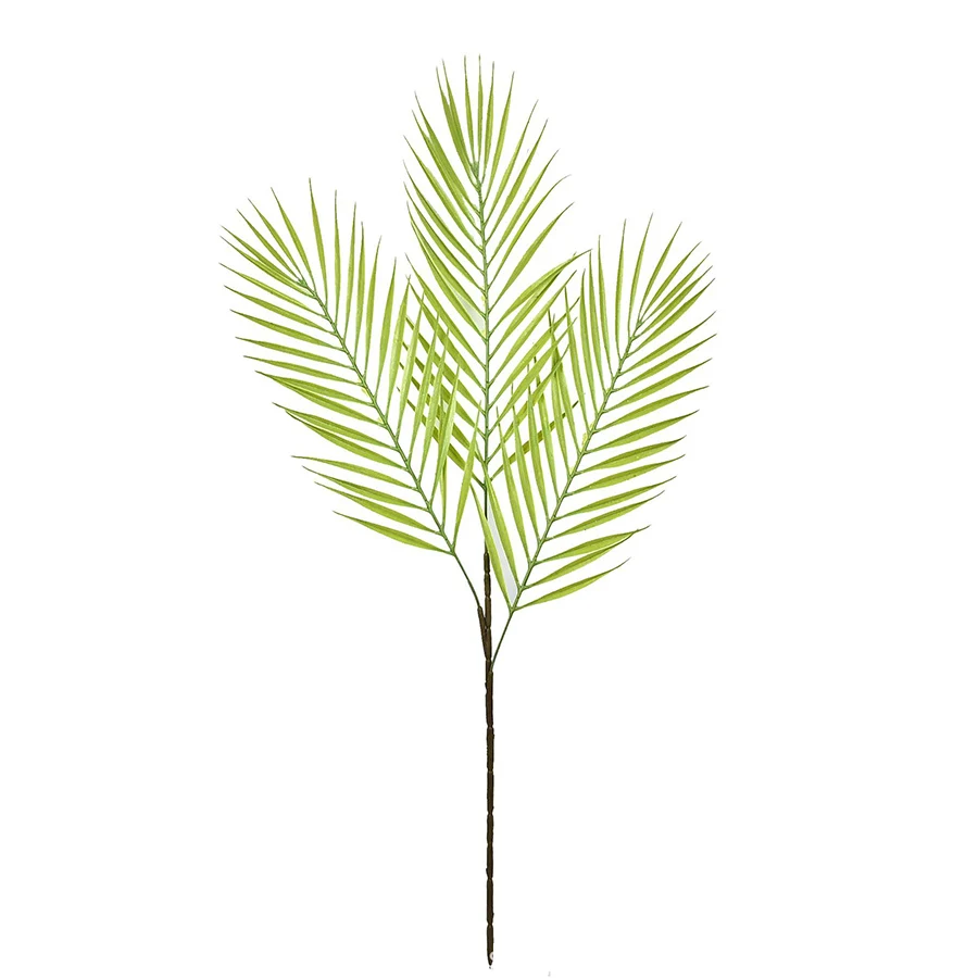 68cm Dirbtinis Atogrąžų Palmių Lapai Ilgai Medžio Šakos Žalios Namų Kambarį Miegamojo Dekoravimo Reikmenys, Plastikiniai Netikrą Augalai 5