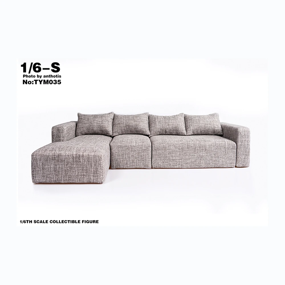 Dėl Dekoro TYM035 Europos Audinio Mados Audinio sofos Su 4 baltos pagalvės Žaislų Kolekcija Dovana 2