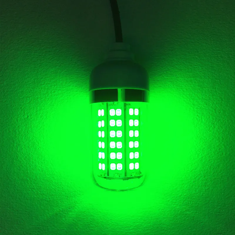 LED povandeninės žūklės šviesos, suvilioti žuvis žuvis šviesos pritraukti krevetė, kalmaras, krilis, žalia senas burbulas