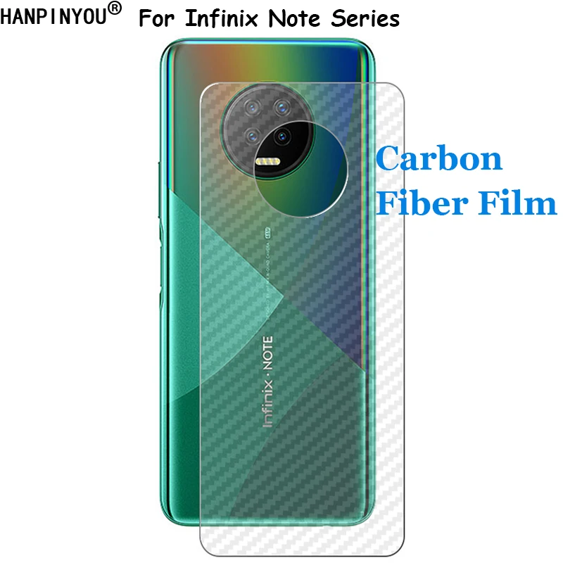 Už Infinix 7 Pastaba Note7 8 8i Lite 10 11 11s 11i Pro NFC 3D Skaidrus, Anglies Pluošto Galinis Atgal Kino Stiker Screen Protector 2
