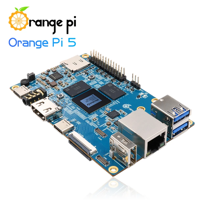 Oranžinė Pi 5 8GB RK3588S,PCIE Modulis Išorės WiFi+BT,SSD Gigabit Ethernet Bendrosios Valdybos Kompiuterį, Paleisti Android Debian OS 0