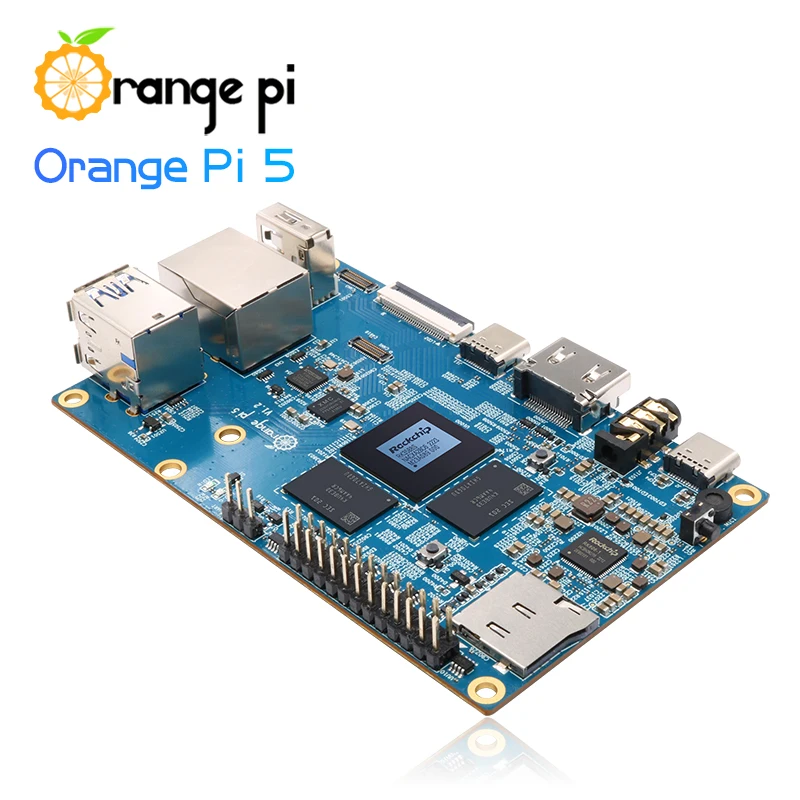 Oranžinė Pi 5 8GB RK3588S,PCIE Modulis Išorės WiFi+BT,SSD Gigabit Ethernet Bendrosios Valdybos Kompiuterį, Paleisti Android Debian OS 1
