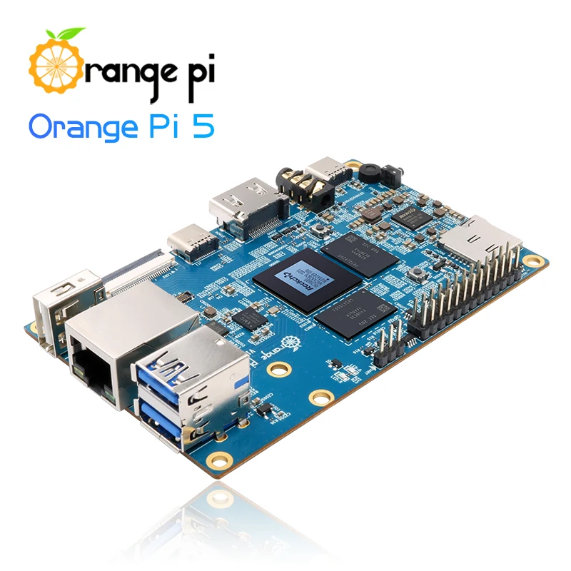 Oranžinė Pi 5 8GB RK3588S,PCIE Modulis Išorės WiFi+BT,SSD Gigabit Ethernet Bendrosios Valdybos Kompiuterį, Paleisti Android Debian OS 2