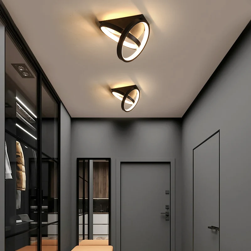 Blizgesio Modernios LED Šviestuvo Patalpų Koridorius, Gyvenamasis Kambarys Lubų Šviestuvai Šviestuvas, Miegamojo Lubų Lempos Valgomasis Virtuvė 2