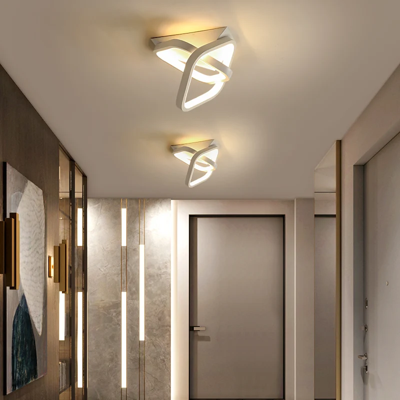 Blizgesio Modernios LED Šviestuvo Patalpų Koridorius, Gyvenamasis Kambarys Lubų Šviestuvai Šviestuvas, Miegamojo Lubų Lempos Valgomasis Virtuvė 5