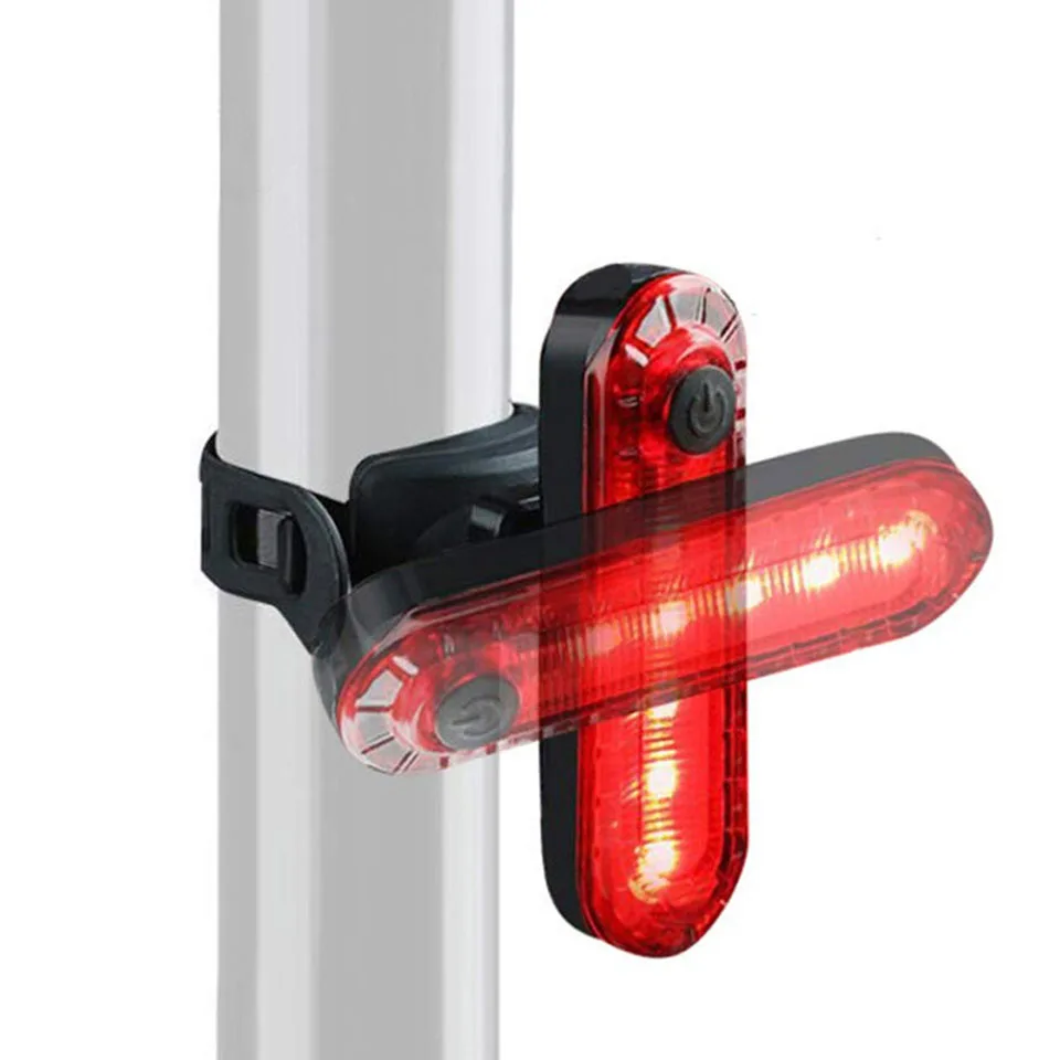 Dviračių LED Galiniai Įspėjamoji Lemputė USB Įkrovimo Vandeniui Žibintai Ciklo Dviratį užpakalinis žibintas Saugos Žibintas Su Laikikliu