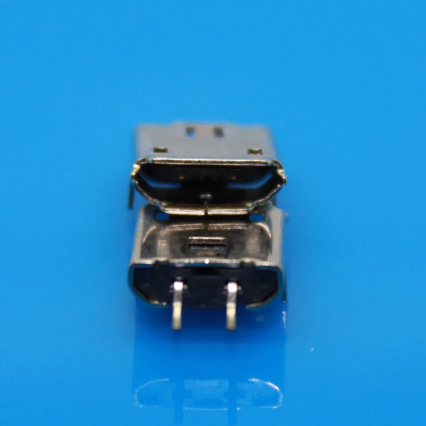 JCD 1pcs MICRO USB 2 Pin Jack Sąsajos Jungties lizdas SMT SMD pcb dokas Žvakės 
