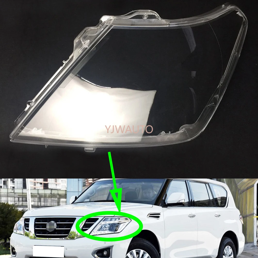 Šviesų Objektyvą Nissan Patrol Nuo 2012 M. Iki 2018 Žibinto Dangtelį Automobilių Šviesos Stiklo Pakeitimas Auto Korpuso Projektoriaus Objektyvas 2