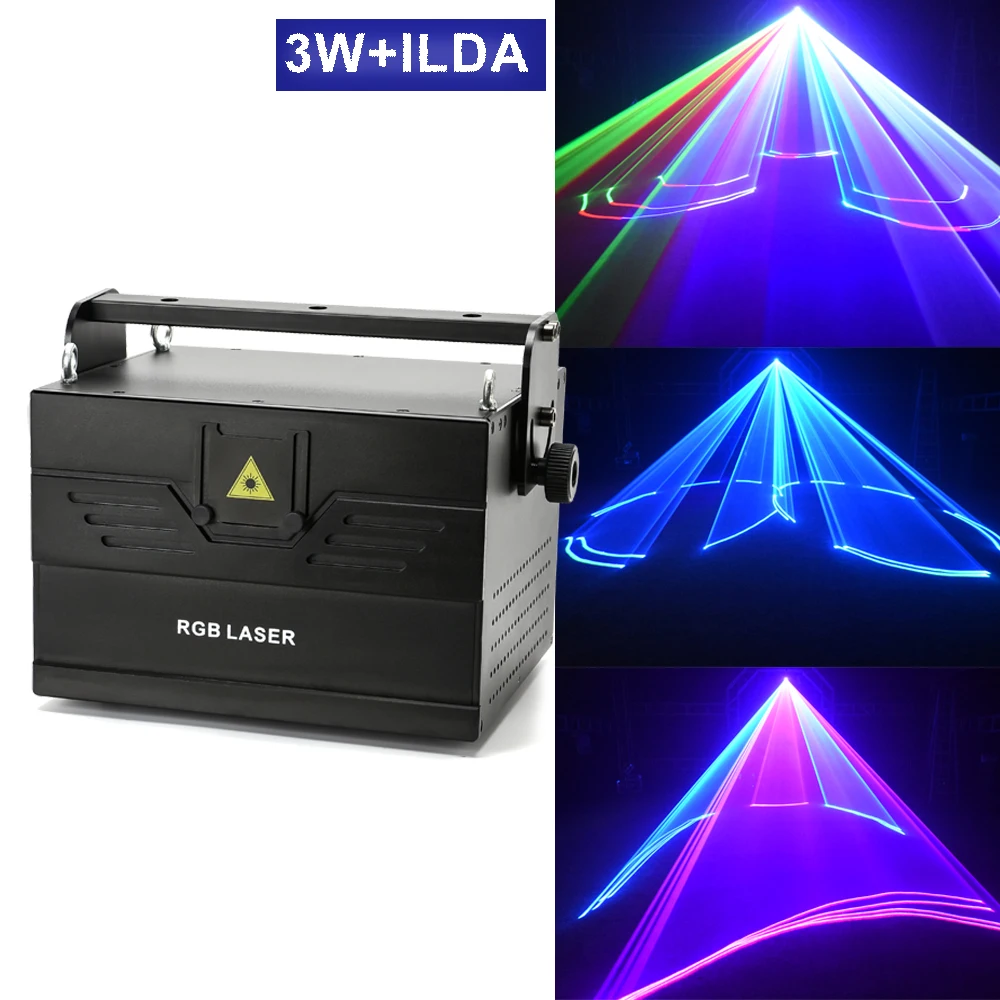 3W ILDA 3D skenavimo etapą lazerio šviesa vestuves profesija stiprios šviesos DMX apšvietimo klubo DJ Disco Animacija stiprios šviesos lazerio pr 2