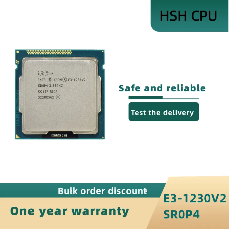 Intel Xeon E3-1230 v2 E3 1230v2 E3 1230 v2 3.3 GHz Quad-Core CPU Procesorius 8M 69W LGA 1155