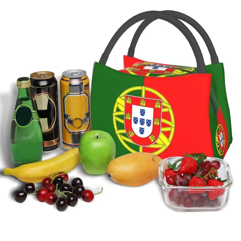 Vėliava Portugalija Izoliuoti Pietūs Krepšys Moterims portugalijos Respublikos herbas Aušintuvas Šilumos Priešpiečių Dėžutė Beach Kempingas, Kelionės 0
