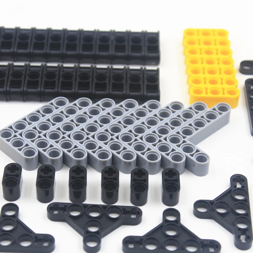 79pcs Modelis Statyba Blokai, Plytos, Bulk Pack SS Technikos Dalių Rinkinys Vaikams Žaislas Studless Sijų Frams Suderinamas su Lego 32526 0
