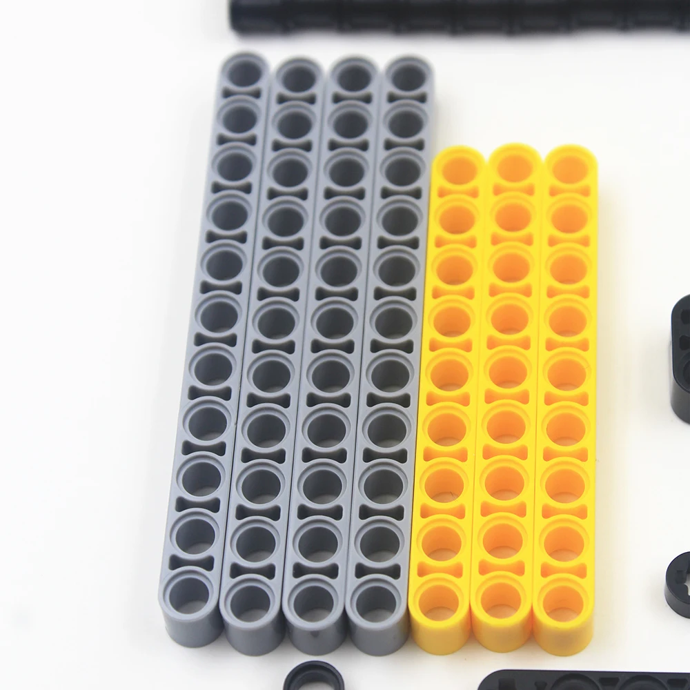 79pcs Modelis Statyba Blokai, Plytos, Bulk Pack SS Technikos Dalių Rinkinys Vaikams Žaislas Studless Sijų Frams Suderinamas su Lego 32526 2