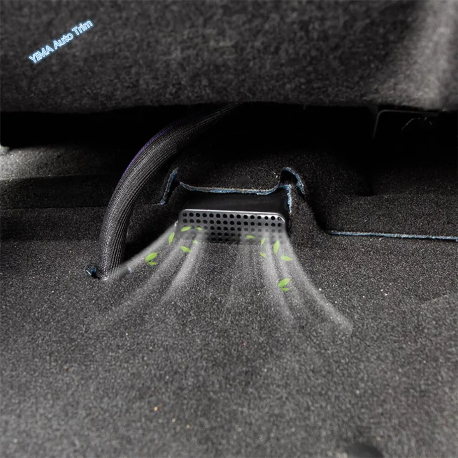 Pagal Sėdynės, AC Oro Kondicionierius, Ventiliacijos Angos Grotelių Apsauginis gaubtas Apdaila 2VNT Tinka Ford Explorer 2020 2021 Plastiko Reikmenys